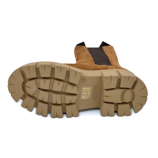 Ботинки челси Mimmu рыжие замшевые демисезонные - фото 4, M405M4 MIM FOX