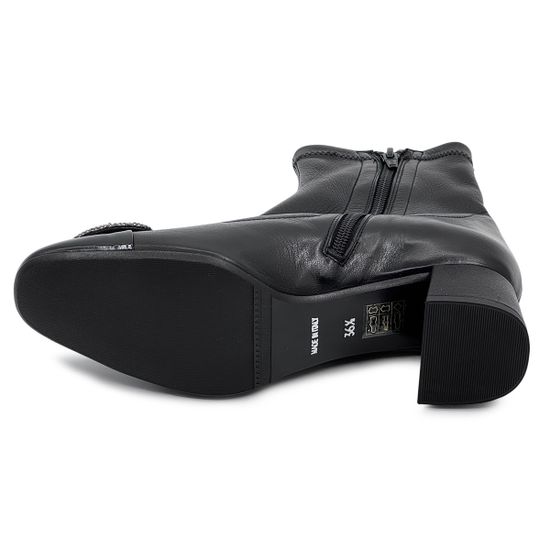 Ботильоны Giorgio Brato Zamponi черные кожа/лак стрейч демисезонные - фото 4, 8378 GB