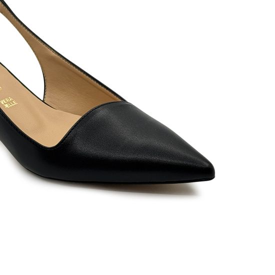 Туфли летние NILA&amp;NILA черные кожаные - фото 6, AB894M115 NIL NERO