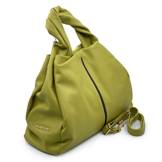 Сумка Di Gregorio цвет &quot;яблоко&quot; кожаная - фото 2, 