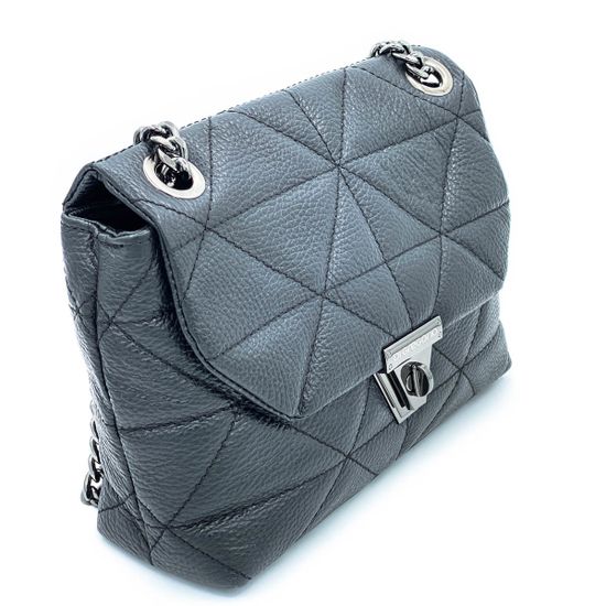 Сумка Di Gregorio черная кожаная - фото 2, 