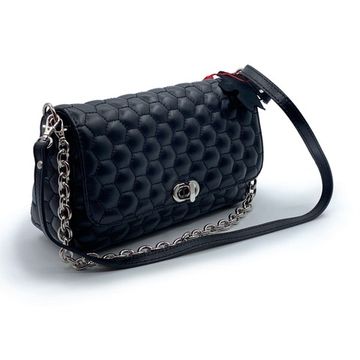 Клатч Marina Creazioni черный кожаный - фото 2, B6996 MC NERO