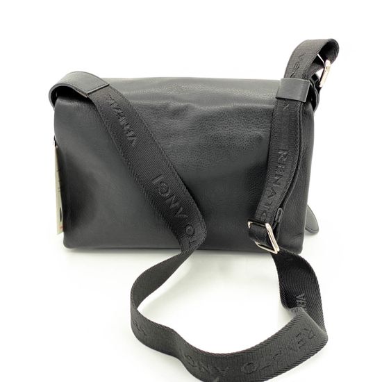 Сумка-мессенджер Renato Angi черная кожаная - фото 3, 