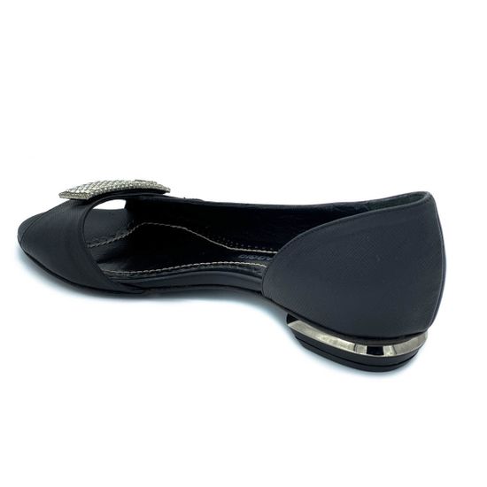 Босоножки Gerardino di Maggio черные кожаные - фото 3, 