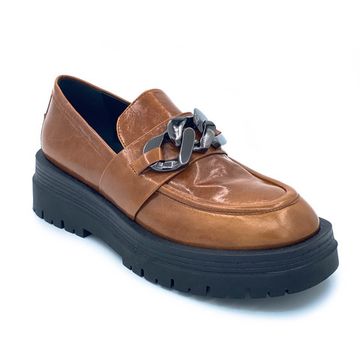 Лоферы 7AM коричневые кожаные - фото 2, AM21911 7AM MORO