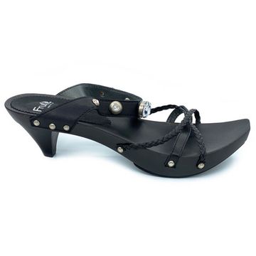 Босоножки Fru.it черные кожаные - фото 1, 8122 FR