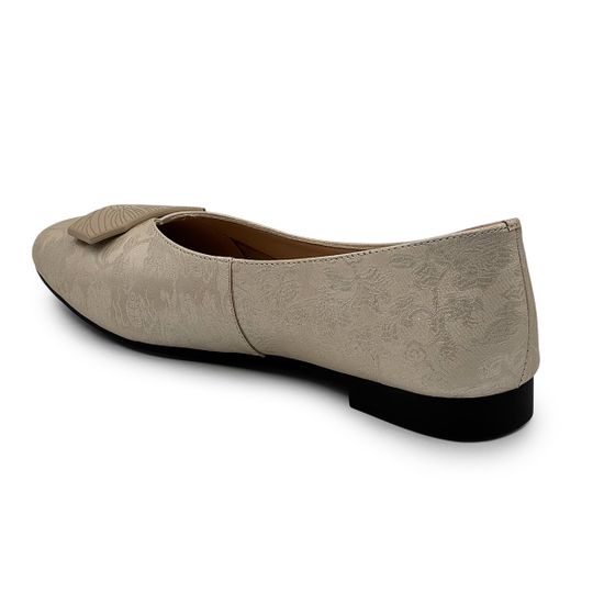 Балетки TUFFONI бежевые кожаные - фото 3, 2425015LL TUF BEIGE