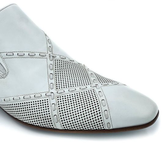 Туфли Bagatto белые кожаные - фото 6, 