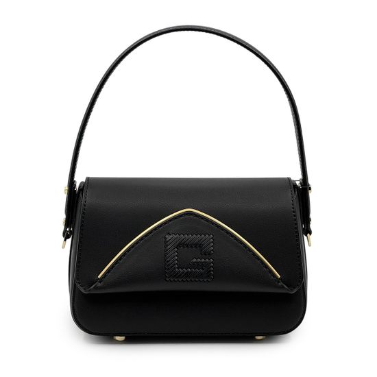 Сумка Gironacci черная кожаная - фото 1, 