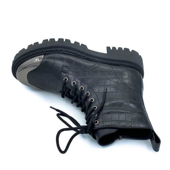 Ботинки Tuffoni черные кожаные Байка - фото 5, 