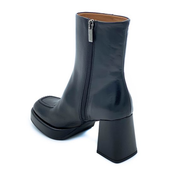 Ботильоны Mot Cle черные кожаные демисезонные - фото 3, 