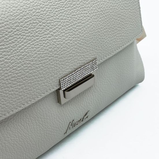 Сумка Marina Creazioni белая кожаная - фото 5, B6468 MC BIANCO