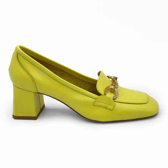 Туфли Tiffi кожаные желтые - фото 1, TF28/50 TI GIALLO
