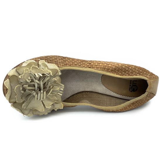 Балетки Fru.it бежевые кожаные - фото 5, 