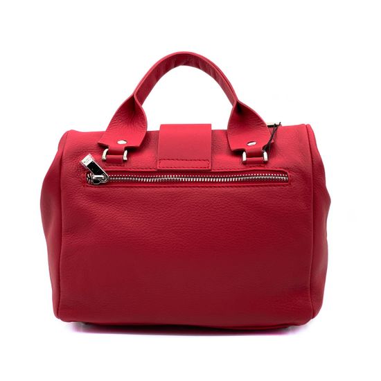 Сумка Renato Angi красная кожаная - фото 4, 2701581 RA ROSSO