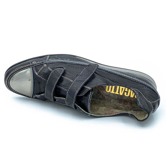 Кеды Bagatto черные кожаные - фото 5, 