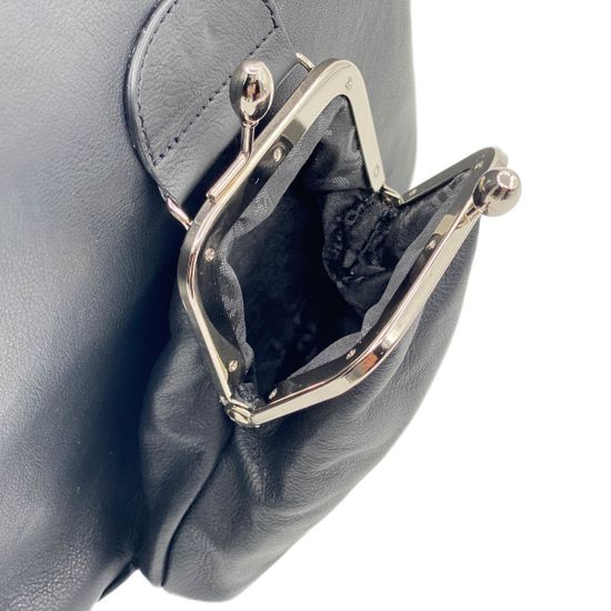 Сумка Renato Angi черная кожаная - фото 6, 