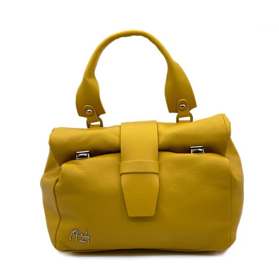 Сумка Renato Angi желтая кожаная - фото 3, 2701581 RA GIALLO