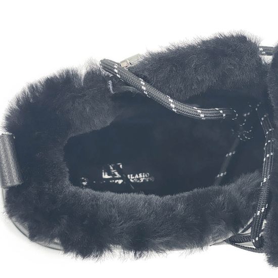 Ботинки Ilasio Renzoni черные кожа/текстиль на меху - фото 7, M105 IR NERO