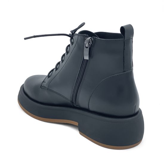 Ботинки CV Cover черные кожаные на байке - фото 3, 27123-1 COV