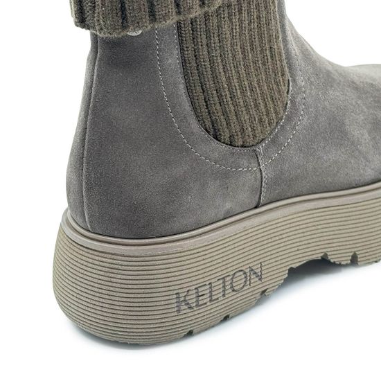 Ботинки KELTON замша/текстиль светло-серые на байке - фото 6, AG1730L KEL TORBA2026