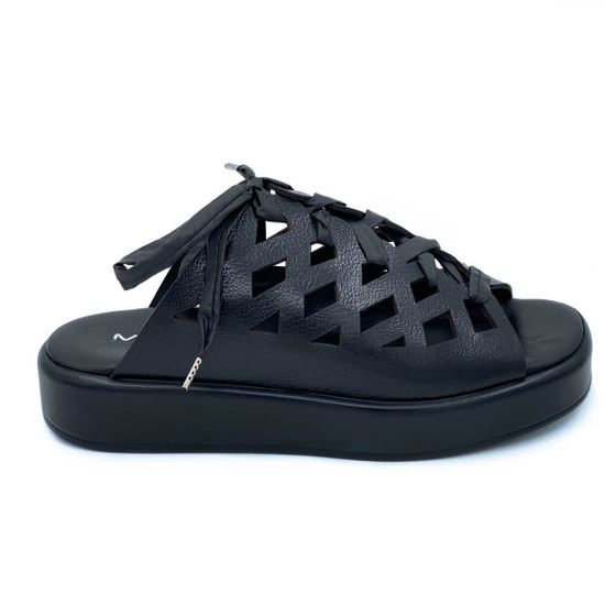 Сабо Donna Soft черные кожаные - фото 1, MOT2036 MOT