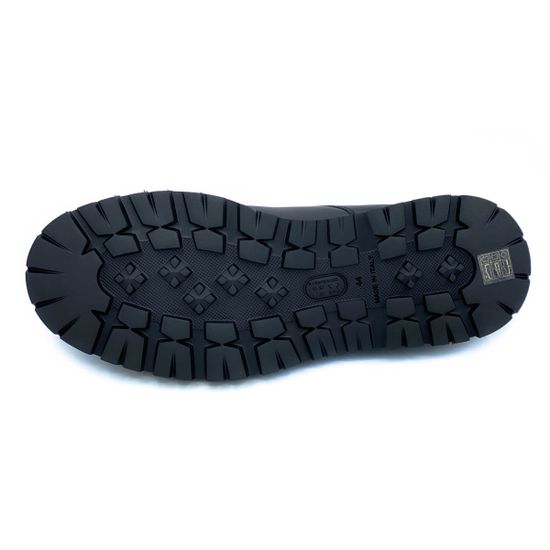 Ботинки Giampieronicola темно-синие кожаные МЕХ - фото 4, M42502 GPN