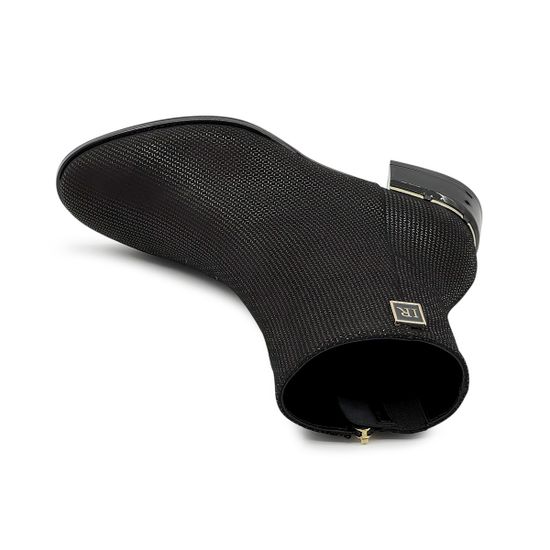 Ботильоны Ilasio Reanzoni черные замшевые на байке - фото 5, 4354 IR NERO