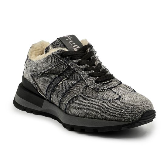 Кроссовки FRU.IT серые джинсовые на меху - фото 2, 9076T FR