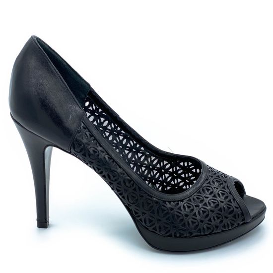 Туфли Gerardino di Maggio черные кожаные - фото 1, 