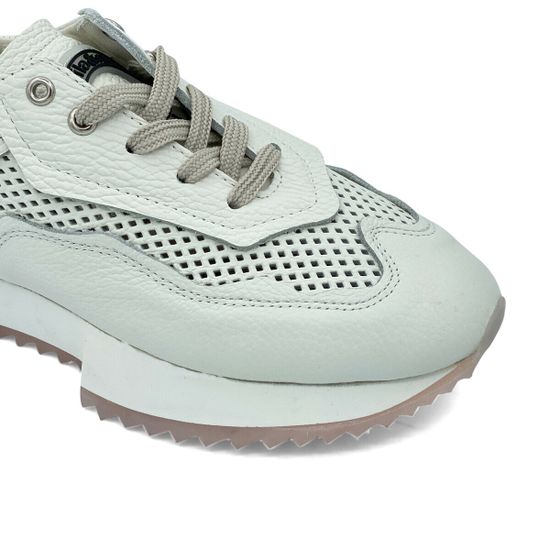 Кроссовки NILA NILA белые кожаные - фото 6, NO5813 NIL BIANCO