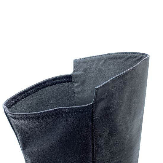 Ботфорты Fru.it черные кожаные демисезонные - фото 5, 