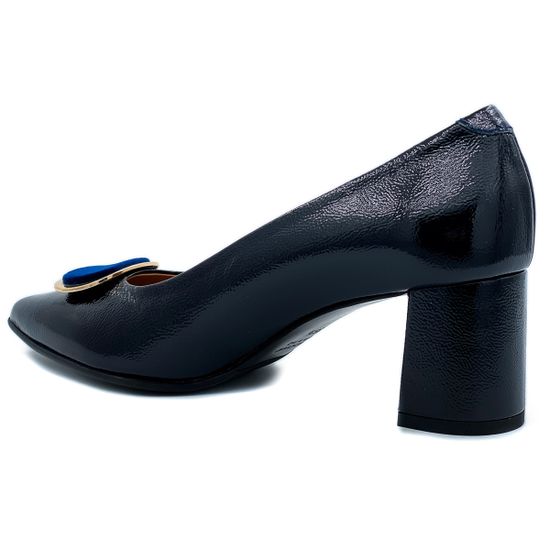 Туфли женские Donna Soft наплак темно-синие - фото 3, DS0403 DS