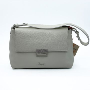 Сумка Marina Creazioni белая кожаная - фото 1, B6468 MC BIANCO