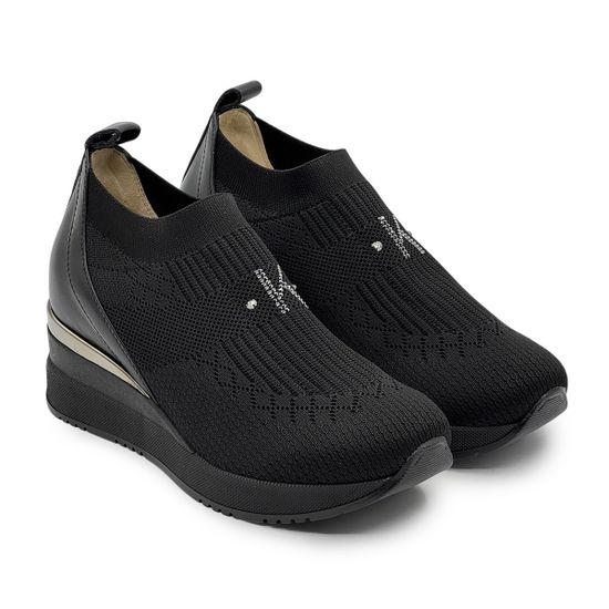 Полуботинки KELTON черные кожа/текстиль демисезонные - фото 8, AL4104 KEL