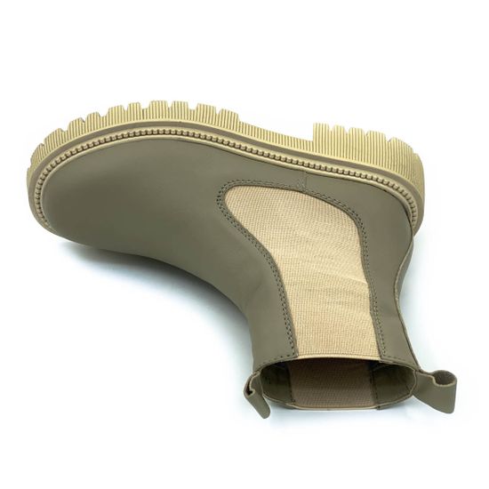 Ботинки челси Cover оливковые кожаные Байка - фото 5, 365629-1 COV