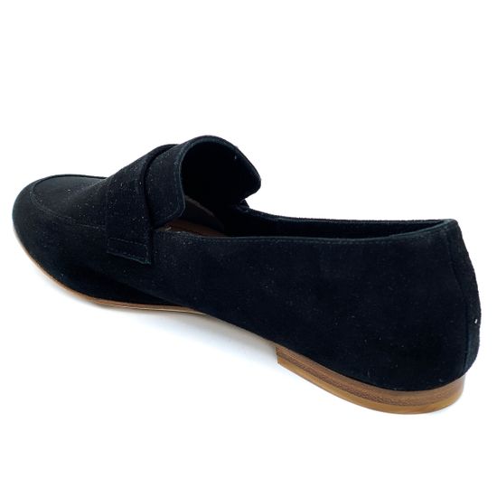 Лоферы женские Renzi замшевые черные - фото 3, 