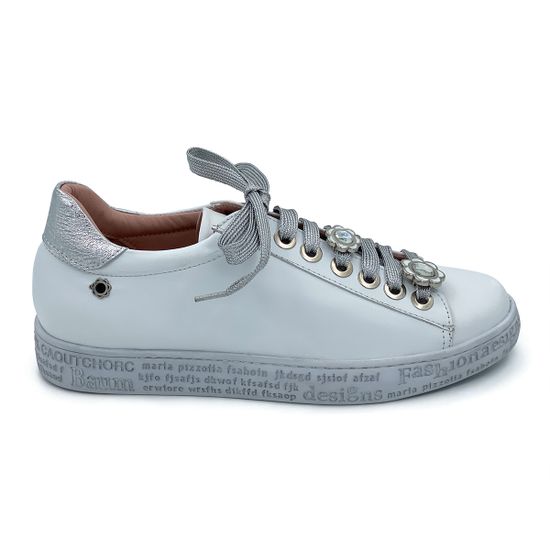 Кеды Tuffoni белые кожаные - фото 1, 