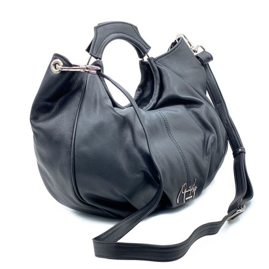 Сумка Renato Angi черная кожаная - фото 5, 