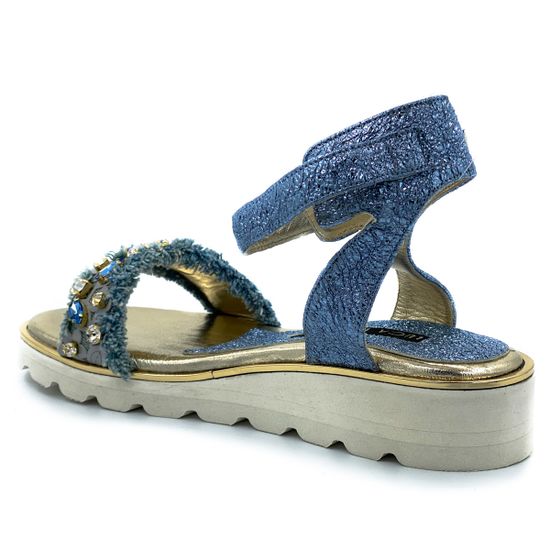 Босоножки Luca Verdi голубые - фото 3, 