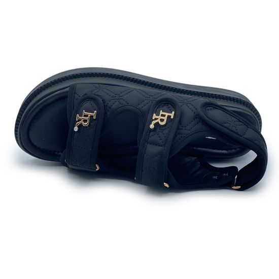 Босоножки Ilasio Renzoni черные текстильные - фото 5, M205 IR NERO