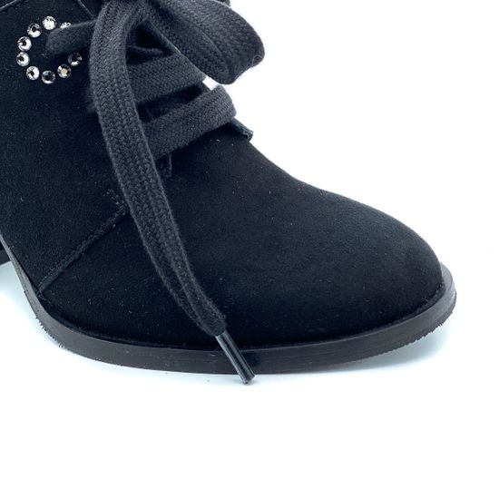 Ботильоны DiGiada черного цвета на среднем устойчивом каблучке - фото 6, 1493 GIA