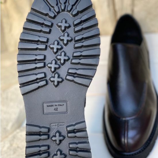 Ботинки Giampieronicola темно-бордовые кожаные демисезонные - фото 14, D41114 GPN BORDO