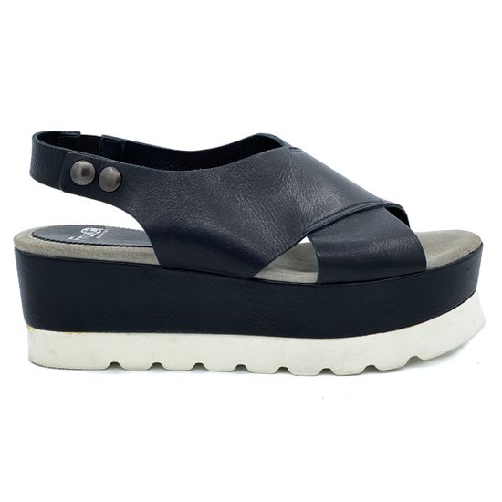 Босоножки Fru.it черные кожаные - фото 1, 