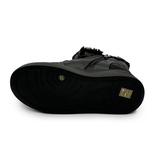 Ботинки Ilasio Renzoni черные кожа/текстиль на меху - фото 4, M254 IR NERO