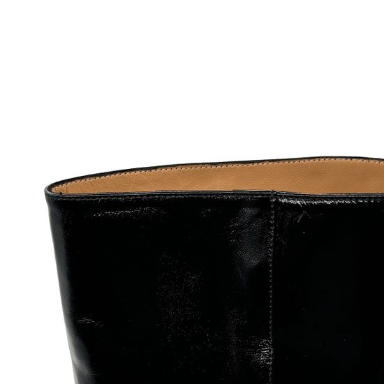 Сапоги Tiffi черные наплак демисезонные - фото 7, N829/50T TI