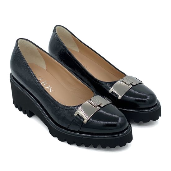 Туфли Kelton черные наплак - фото 7, AG2224 KEL