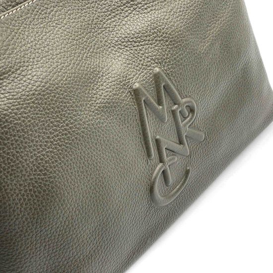 Сумка через плечо Marina Creazioni темно-зеленая кожаная - фото 4, 