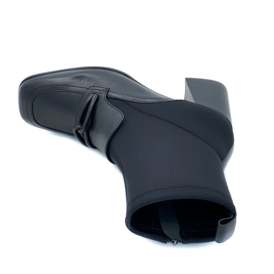 Ботильоны Jeannot черные кожаные демисезонные - фото 5, 