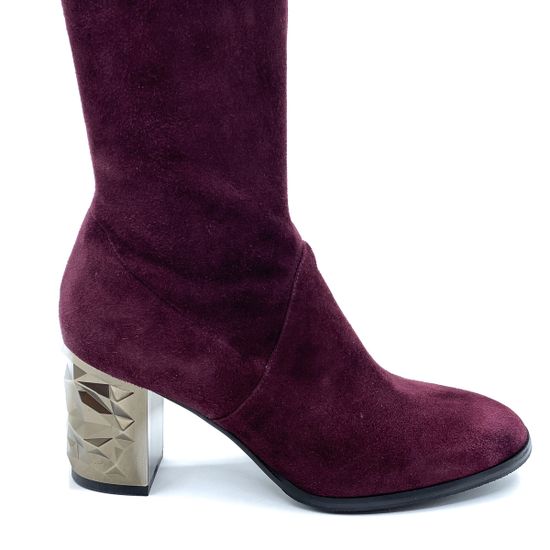 Сапоги Rosso Nero бордо - фото 4, 